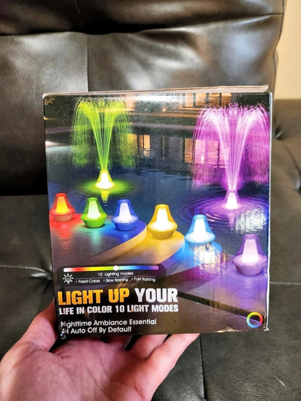 New Pool Fountain Light LED Color Changing NWT